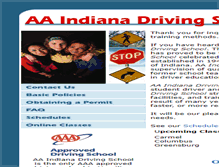 Tablet Screenshot of indianadriving.com